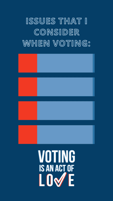 US Elections Vote with love